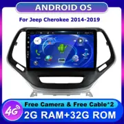 10" For Jeep Cherokee 2014-2019 Android 14 CarPlay Car Stereo GPS Navi Head Unit
