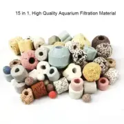 100G 10 Types Aquarium Bio Balls Biochemical Ball Filter Media for Aquarium Filt