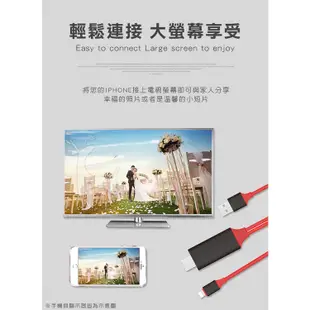 手機投影電視 iPhone轉hdmi HDMI電視轉接轉換線 隨插即用 手機有線投影 MHL轉接線 螢幕分享器 同屏器