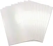 Sizzix Shrink Plastic 10PK (A4 Sheets) Surfacez-10PK, Frosted White, 10 Pack, 20.999999999999996 x 7.3 x 1 cm, Die Cut, 20.999999999999996 x 7.3 x 1 cm