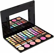MKNZOME 78 Colors Eye Shadow Palette Makeup, Glitter Eyeshadow, Makeup Kit, Eyeshadow Palette, Ultra-Blendable, Rich Colors, for Halloween, Parties and Festivals, Great for Travel