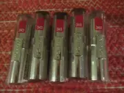 5 L'Oreal loreal Infallible Lipstick 343 Red Fatale 5 Piece (silver case) flawed
