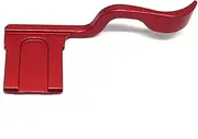 Aluminum Hot Shoe Cover Thumb-Up Hotshoe Thumb Grip for X-T30 Camera (for -10 XT20 XT3 XT2) Red