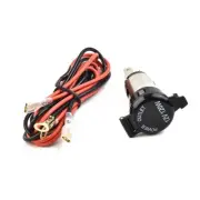 Portable USB Car Charger Adapter for 12V Vehicles with Waterproof Socket