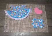 Handmade Doll Clothes for 10" Cabbage Patch Dolls - "Yum Yum" Cookie Dress Set