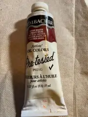 Grumbacher Pre-tested Brown Madder oil paint color 37 mL- Made in the USA