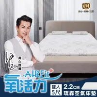 在飛比找PChome24h購物優惠-琉森零重力支撐舒眠水洗床墊-雙人(厚2.2)