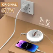 Creative Round PD50W Plug-in Charger 4USB Port +2TYPE-C Multi-port Intelligent