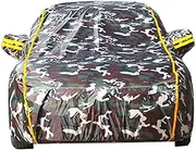 Exterior Car Cover Compatible with Nissan Qashqai J12 2021-2023 | Cars Car Cover Outdoor Car Protective Cover Waterproof Dustproof,Cotton Lined(Camouflage)