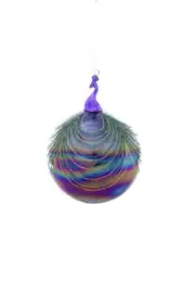 Cody Foster Peacock Ball Ornament