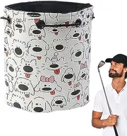 Golf Accessory Pouch - Store 12-18 Balls Valuables Organizer Tee Pouch,Multi-Functional Portable Waterproof Case Carrier for Hat Clips, Course, Practice Markers