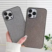 For iPhone 14 Solid Color Diamond TPU Phone Case - Silver