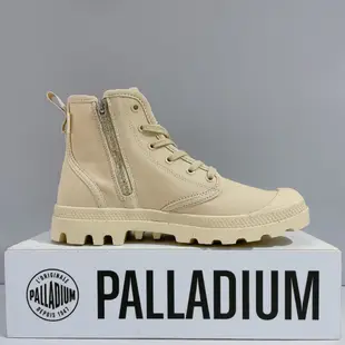 PALLADIUM PAMPA HI ZIP ORGANIC 男女款 米色 舒適 拉鍊 帆布靴 79101-210