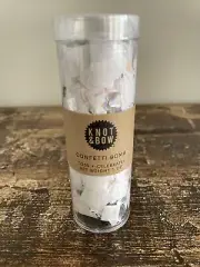Knot & Bow Confetti Bomb Toss + Celebrate 1oz NEW Sealed White Silver NWT