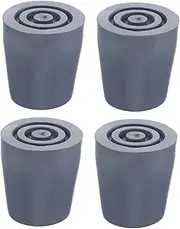 Ipetboom 4pcs Bath Chair Leg Covers Shower Chair Feet Shower Chair Accessories Walking Cane Tips Replacement Feet for Shower Chair Bath Seat Furniture Leg Protectors Rubber