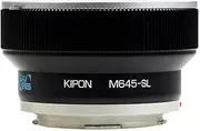 KIPON Focal Reducer Optics Adapter for Using Mamiya 645 Mount Lens on Leica L SL TL Mount Camera(BAVEYES M645-L 0.7)