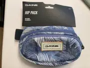 Dakine Gigi Breezeway Canvas Hip/Fanny Pack NWT Blue Leaf Print