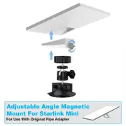 Car Mount Suction Cup Holder with Rotating Mini Adapter Connecting to Starlink Mini Car Metal Suction Cup Holder