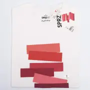 Josef Albers x Uniqlo Red Stacked Rectangles/Blocks SPRZ NY Art T-Shirt (XS)