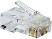 RJ45 Connector Cat.5e 8 Wires (Pack of 10) for Network Connections, Ideal for Optimizing Data Transfer in Computer Networks