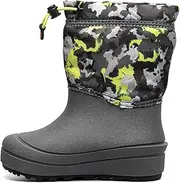 [BOGS] Unisex-Child Snow Shell Boots-Camo Texture (Toddler/Little Big Kid)