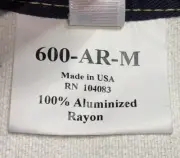 CPA MEDIUM Aluminized Rayon Heat-Resistant Jacket 600-AR-M USA ONE COAT