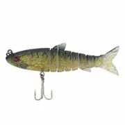 Zerek Live Mullet Soft Swimbait Lure 4.5in Dark Ale