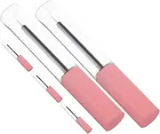 SAFIGLE 5Pcs Eyeliner Container Refillable Clear Tubes with Wand for Custom Eyeliner Liquid for Travel Lightweight and Durable for Home Go Touch Ups