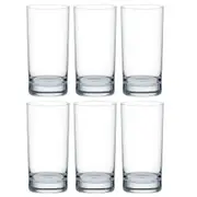6pc Ocean San Marino 350ml Hi Ball Drinking Cocktail Glasses Barware Set Clear