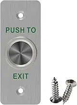 UHPPOTE Momentary Push to Exit Button Outdoor Waterproof Rated IP68 for Door Access Control