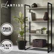 Book Shelf Wooden Bookshelf Shelf Storage 3/4/5 Tier Wooden Shelf Book Shelves