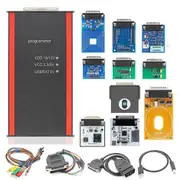 IPROG Pro V87 Full Set ECU Key Programmer Iprog+ Eeprom IMMO Car Radio Reset Dashboard Kilometer DIGIPROG 3 Carprog Black Red