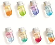 Two in One Set of Perfume and Essential Oil -8pc Women's Mini Perfume Essential Oil, Used to Repair Dry, Curly and Damaged Hair
