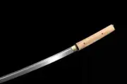 Full Tang Samurai Katana Sword Damascus Folded Steel Sharp*