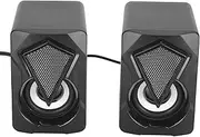 X2 Multi Purpose Speaker, USB Powered Speaker Portable, Portable Sound Practical Low Power with 7 Color Light RGB for PC, Laptop, Mobile Phone, MP3, MP4, DVD