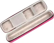SHERCHPRY Stylish Hard Hair Tools Organizer Durable Travel Storage Case for Hair Straightener Curling Iron Accessories Protective Lightweight Design for