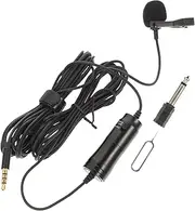 UPKOCH 1set Lavalier Microphone Clip for Smartphones Tablets and Cameras Lapel Mic for Interviews Vlogging and Lecture Recording Sound Portable Design for Content