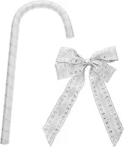 DEARMAMY Cosplay Cane Prop with Bowknot Halloween Walking Stick Accessory for Themed Parties Lightweight and Durable Costume Prop for Roleplaying Events and Dress Up Celebrations