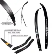 62" ILF Recurve Bow Limbs 20-60lbs Takedown Limbs for Archery Bow Hunting Target