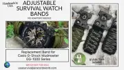 Casio G-Shock Mudmaster GG-1000 Series Adjustable Paracord Survival Watch Band