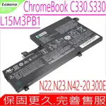 LENOVO C330 S330 L15M3PB1 聯想電池 適用 CHROMEBOOK 300E N22 N23 N42-20 L15L3PB1 5B10W67285 5B10W67340