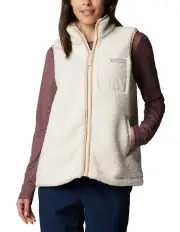 [Columbia] West Bend Fleece Vest in White