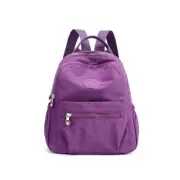 Mini Nylon Backpacks for Women Small Backpack Small Backpack - a Style Purple