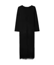 Khaite Paley V-Back Maxi Dress S,XS black