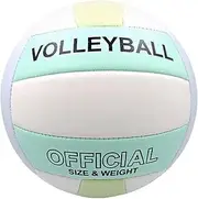 Indoor Volleyball, Beach Volleyball | Official Size for Indoor Outdoor | Sports Training Gym Beach Soff PU for Kids Youth Adults for Kids