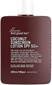 We Are Feel Good Inc SPF 50+ Coconut Sunscreen Lotion 200 ml