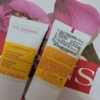 在飛比找蝦皮購物優惠-全新 封口膜 CLARINS 克蘭詩 野芒果滋養去角質霜15