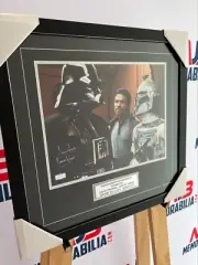 David Prowse Jeremy Bulloch Signed Star Wars Inscribed Darth Vader Boba Fett