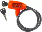 Subrosa BMX Lock, WARHEAD LOCK SE Oldschool GT BMX ORANGE NEW