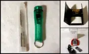 Lot -AM Auto Scan Radio, Poket Flashlight, Pocket Pen Tools, Keychain #N1015